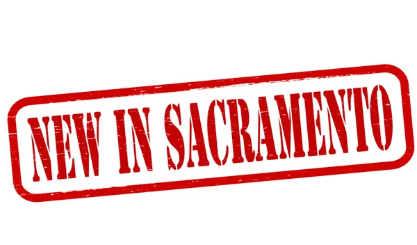 Sacramento yeni — Stok Vektör