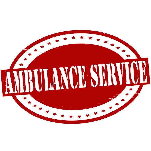 Servicio de ambulancia — Archivo Imágenes Vectoriales