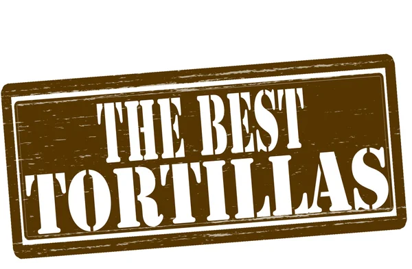 Die besten Tortillas — Stockvektor