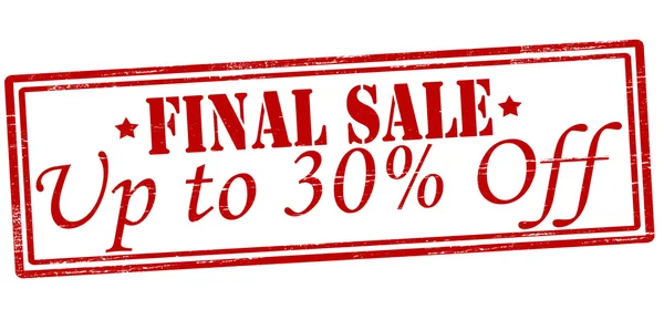 Final sale — Stock Vector