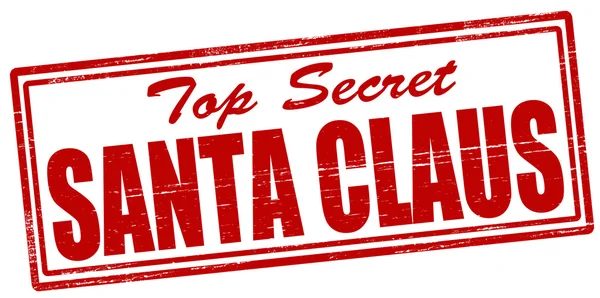 Top secret Santa Claus — Stock Vector