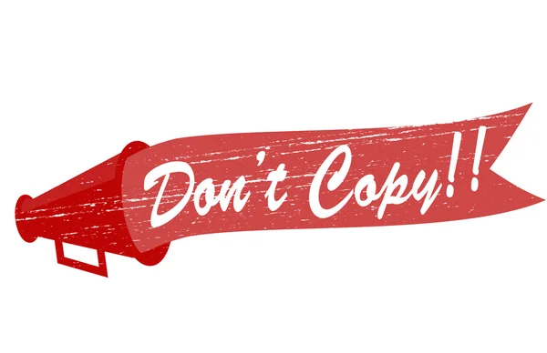 Do not copy — Stock Vector