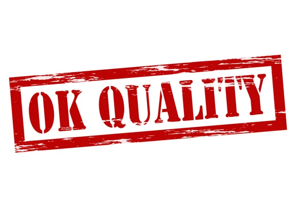 Ok quality — Stock Vector