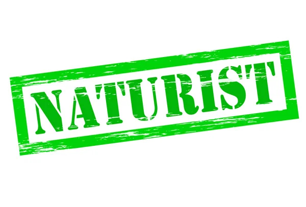 Voor naturisten — Stockvector