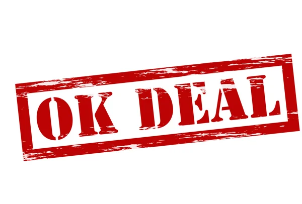 OK deal — Stockvector