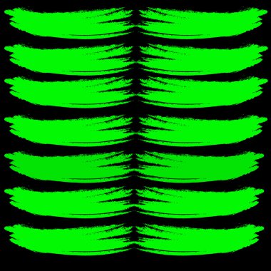 Siyah arkaplanda soyut vektör fırça darbesi