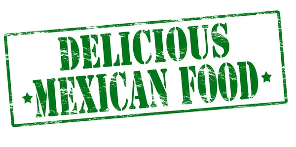 Delicious Mexican food — Stock Vector