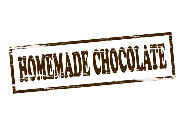 Homemade chocolate — Stock Vector
