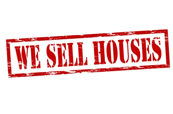 Sprzedajemy domy — Wektor stockowy