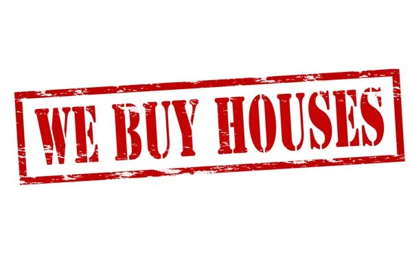 We buy houses — Stock Vector