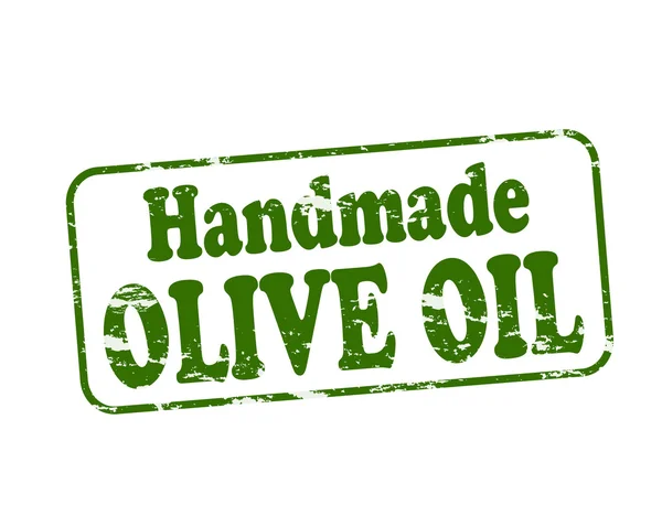 Handgemaakte olijfolie — Stockvector