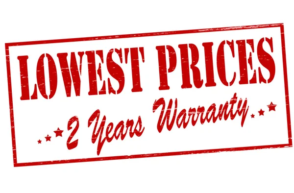 Lowest prices — Stock Vector