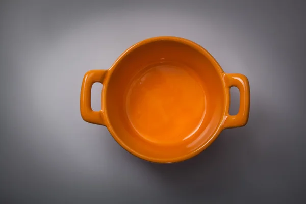 鍋を調理オレンジ — ストック写真