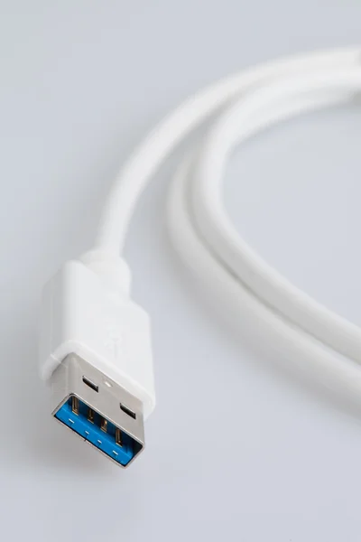 Weißes USB-Kabel — Stockfoto