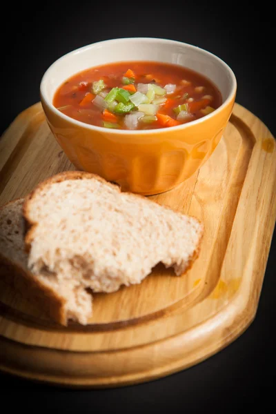 Vegetable soup bowl Royalty Free Stock Images