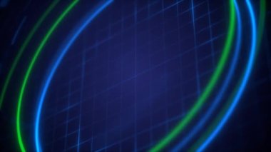 Teşekkürler - holografik metin video animasyonu. Ekran başlığı görünümünü sonlandır.