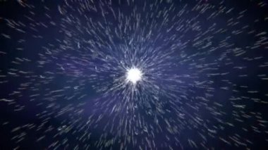 Teşekkürler - Süpernova metin video animasyonu. Yüksek kalite MP4 video çıkışı.