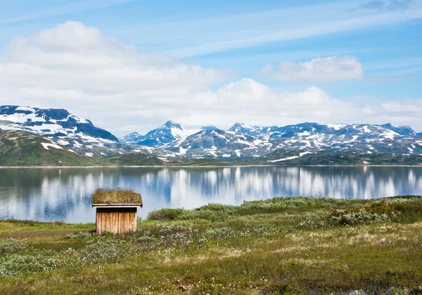 Casas de verano noruegas — Foto de Stock