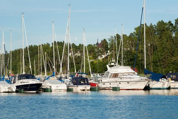 Marina jacht club en Oslo — Foto de Stock