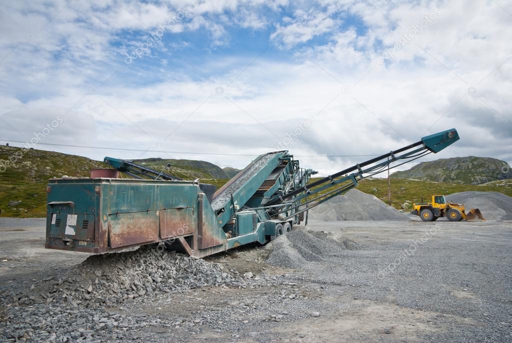 Machines in mining industry