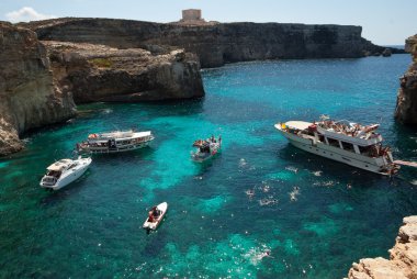 tatilinizin Malta mavi lagün içinde