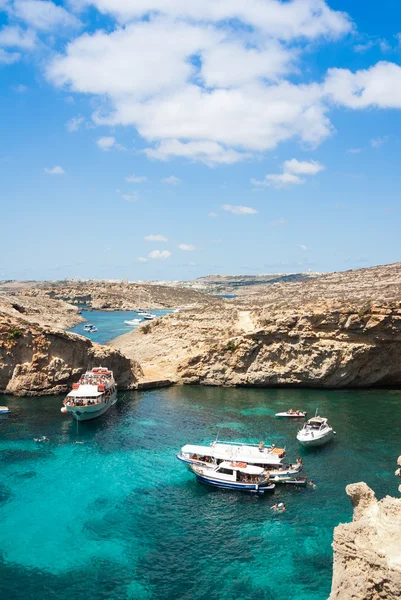 Blaue Lagune in Malta — Stockfoto