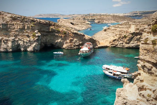 Голубая лагуна Мальты — стоковое фото
