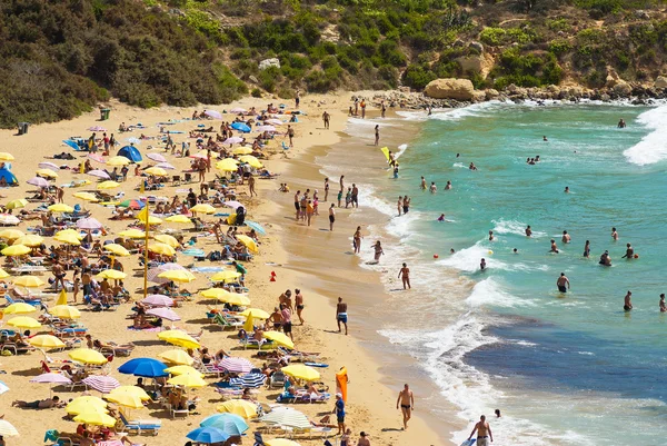 Luxury sand beach in Malta — Stock Photo, Image