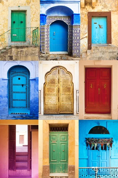 Collage avec portes — Photo