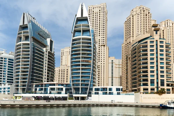 Business and financial district in Dubai — Stock Photo, Image