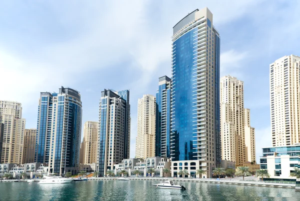 Business and financial district in Dubai — Stock Photo, Image