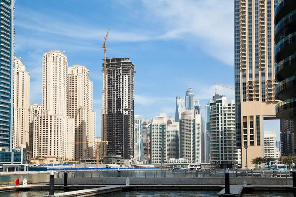 Quartiere finanziario e degli affari a Dubai — Foto Stock