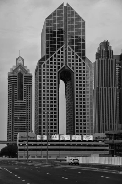 Dubai moderno abajo arquitectura de la ciudad —  Fotos de Stock