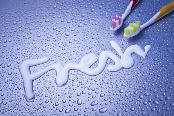 Fresh and cool water drops background — Stock Photo, Image