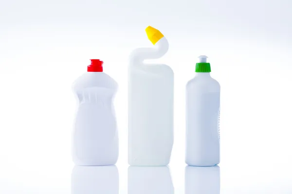 Cleaning detergents closeup — Stock Photo, Image