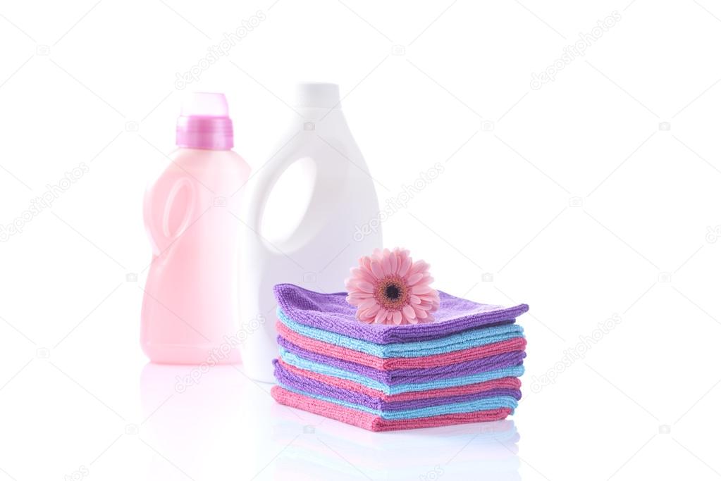 Towels, and laundry detergents
