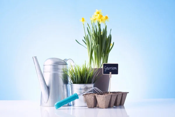 Conjunto de ferramentas de jardinagem — Fotografia de Stock