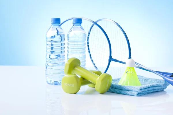 Equipo de bádminton — Foto de Stock