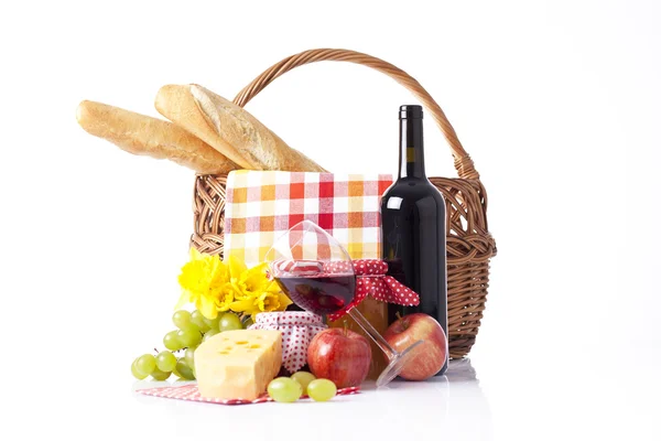 Wine tasting and summer picnic concept — Stock Photo, Image