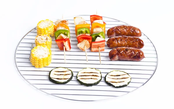 Summer garden party with grilled food — Stock Photo, Image