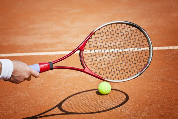 Hrát tenis — Stock fotografie