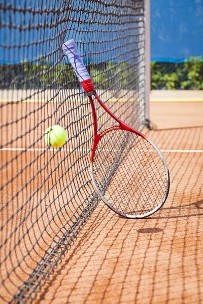 Raquette de tennis, équipement sportif — Photo