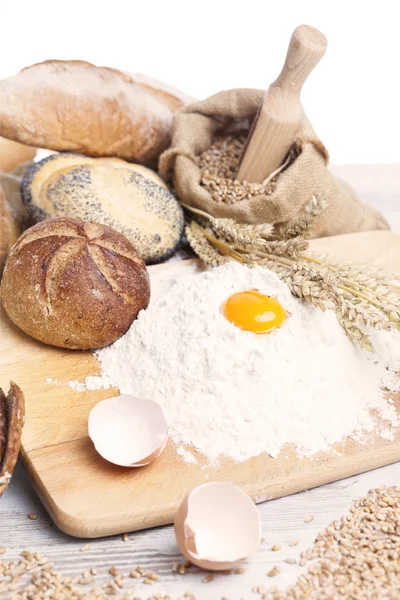 Home bread baking — Stock Photo, Image