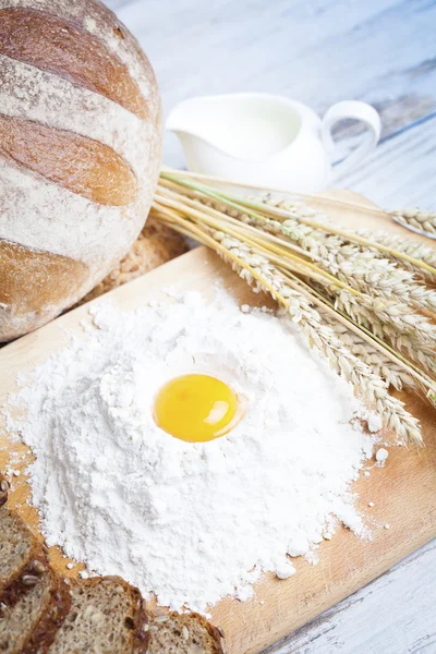 Home bread baking — Stock Photo, Image