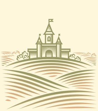 Hill and fairy Castle