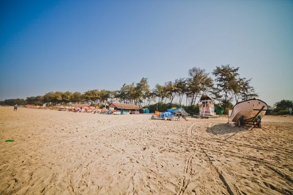 Goa stranden Rechtenvrije Stockafbeeldingen