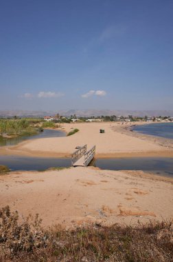 Calabernardo, İtalya - 15 Eylül 2021 Calabernardo Sahili