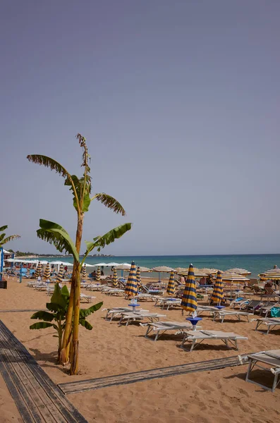 Marina Noto Italien September 2021 Blick Auf Den Strand Von — Stockfoto