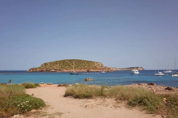 Ibiza Spanien Juni 2022 Blick Auf Die Platges Comte — Stockfoto