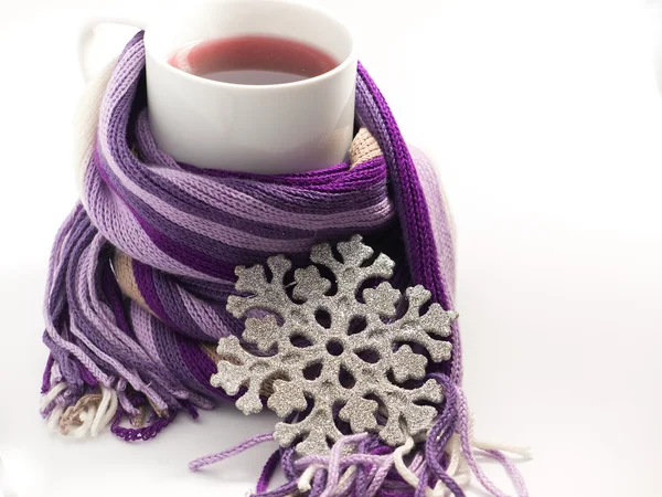 Hot fruit tea — Stock Photo, Image